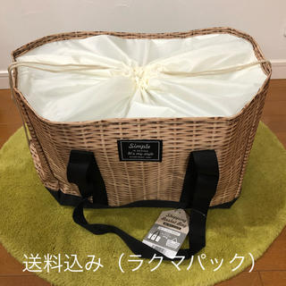 買い物カゴバッグ　【新品・未使用】送料込み(エコバッグ)