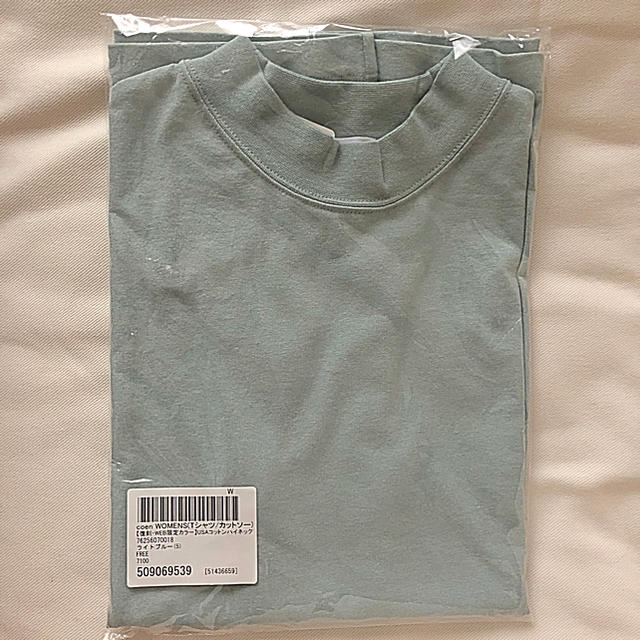 coen(コーエン)のsaku様専用 coen USAコットンハイネックTシャツ レディースのトップス(Tシャツ(半袖/袖なし))の商品写真
