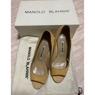 マノロブラニク(MANOLO BLAHNIK)のミカ様専用マノロブラニク　オープントゥパンプス(ハイヒール/パンプス)