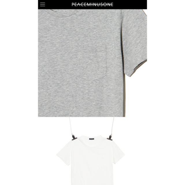 PEACEMINUSONE(ピースマイナスワン)のPMO 3PACK POCKET TSHIRTSBLACK GREY,WHITE メンズのトップス(Tシャツ/カットソー(半袖/袖なし))の商品写真