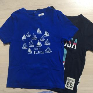 プチバトー(PETIT BATEAU)のプチバトーとE5系はやぶさ　Tシャツセット(Tシャツ/カットソー)