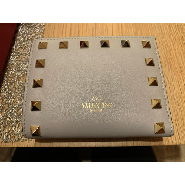 VALENTINO - Valentino 折りたたみ財布 確実正規品、グレーの+spbgp44.ru