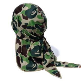 激レア新品！ BAPE ABCカモ DU-RAG 緑迷彩