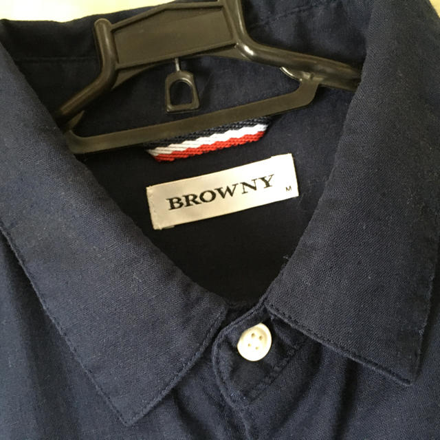 BROWNY(ブラウニー)の値下げ。BROWNY 可愛い七分袖くらいシャツ メンズのトップス(シャツ)の商品写真