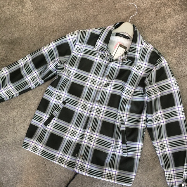 新品！PLAIDチェックのコーチジャケット メンズのジャケット/アウター(カバーオール)の商品写真