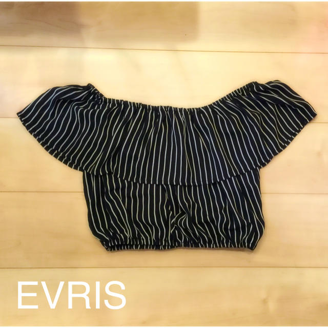 EVRIS(エヴリス)のお取り19日までEVRISオフショル レディースのトップス(カットソー(半袖/袖なし))の商品写真