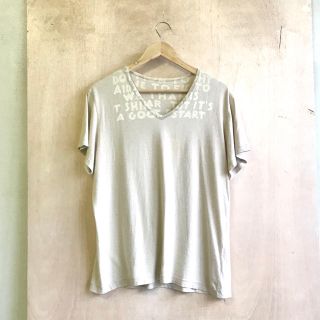 マルタンマルジェラ(Maison Martin Margiela)のmartin margiela / エイズTシャツ Vネック マルジェラ (Tシャツ/カットソー(半袖/袖なし))