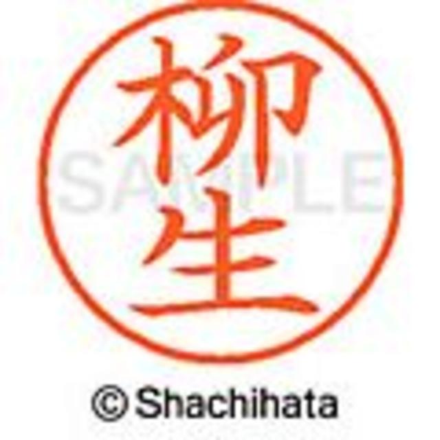 Shachihata(シャチハタ)の★シャチハタ【柳･柳生･柳川･柳沢･柳瀬･柳田･柳原】ネーム9★1本★ インテリア/住まい/日用品の文房具(印鑑/スタンプ/朱肉)の商品写真