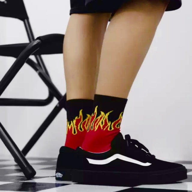 Flame Socks 3足セット メンズのレッグウェア(ソックス)の商品写真