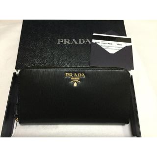プラダ(PRADA)のプラダ 財布　長財布　新品　未使用　ブラック(長財布)