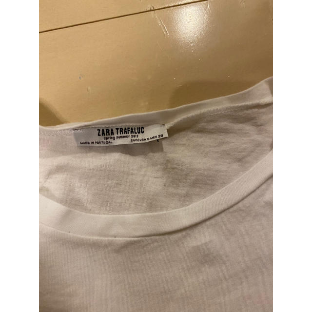 ZARA(ザラ)のzara Tシャツ トップス M レディースのトップス(Tシャツ(半袖/袖なし))の商品写真