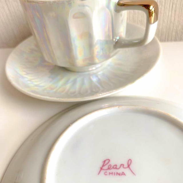 Pearl China コーヒーカップ&ソーサー 5客セット インテリア/住まい/日用品のキッチン/食器(グラス/カップ)の商品写真