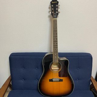 エピフォン(Epiphone)のEpiphone AJ-220SCE/Vintage Sunburst エレアコ(エレキギター)