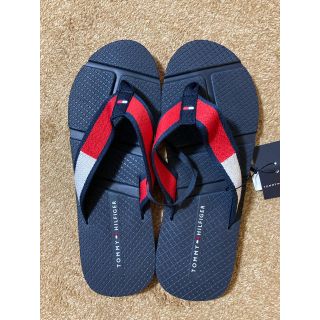 トミーヒルフィガー(TOMMY HILFIGER)の【連休特価】TOMMY HILFIGER サンダル　正規品　青　ビーチサンダル(ビーチサンダル)