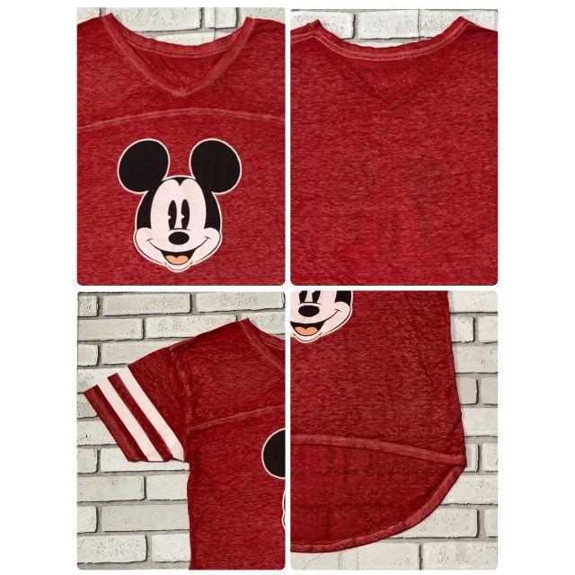 Disney(ディズニー)の激レア 美品 ディズニー ヴィンテージ ミッキーマウス ロゴ 半袖Tシャツ レディースのトップス(Tシャツ(半袖/袖なし))の商品写真