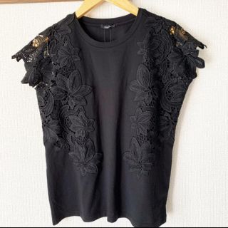 ローズバッド(ROSE BUD)のKM様専用♡新品♡レーススリーブTシャツ(Tシャツ(半袖/袖なし))