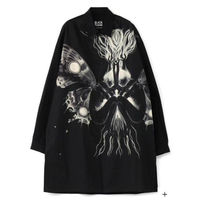 yohji yamamoto BLACK SCANDAL 分裂蝶々 シャツ