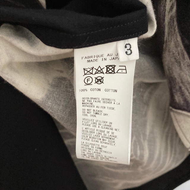 Yohji Yamamoto(ヨウジヤマモト)のyohji yamamoto BLACK SCANDAL 分裂蝶々 シャツ メンズのトップス(シャツ)の商品写真