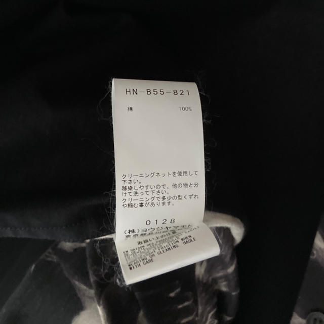 Yohji Yamamoto(ヨウジヤマモト)のyohji yamamoto BLACK SCANDAL 分裂蝶々 シャツ メンズのトップス(シャツ)の商品写真