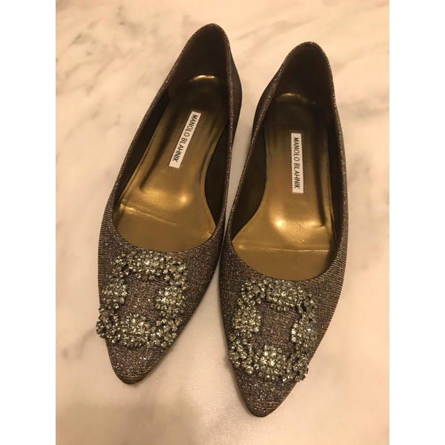 週末限定大幅値下げ☆MANOLO BLAHNIK フラットシューズ - ハイヒール