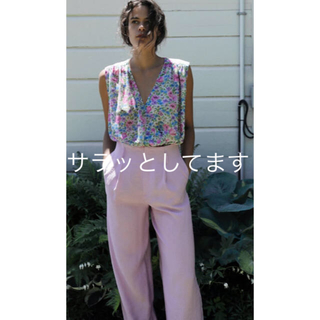 ザラ(ZARA)の今季！新品・タグ付き◆ZARAワイドレッグパンツ☆人気色！(その他)