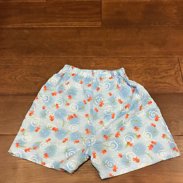 【甚平　じんべい】お値下げ　子供　甚平　金魚 キッズ/ベビー/マタニティのキッズ服男の子用(90cm~)(甚平/浴衣)の商品写真