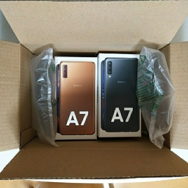 Galaxy A7 2台セット64G 版 simフリー