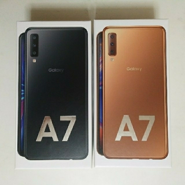 Galaxy A7 2台セット64G 版 simフリー