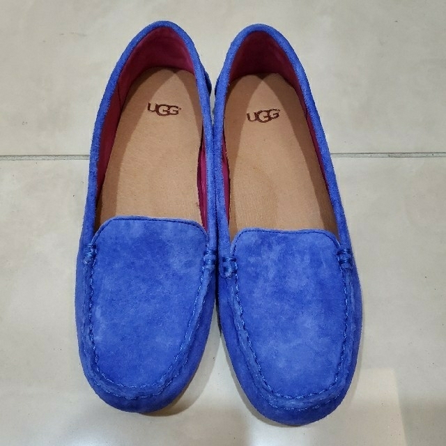 UGG モカシン ローファー 22センチ 青 www.metka-egn.com