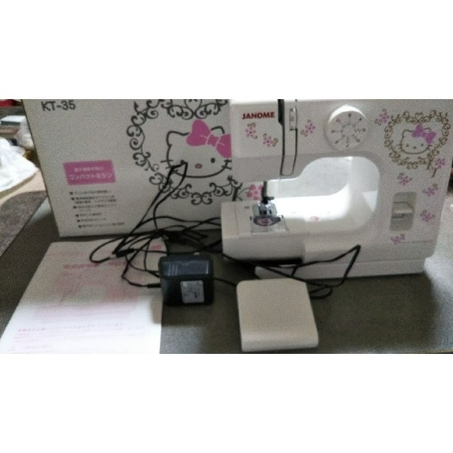 JANOME キティちゃん コンパクトミシンKT35