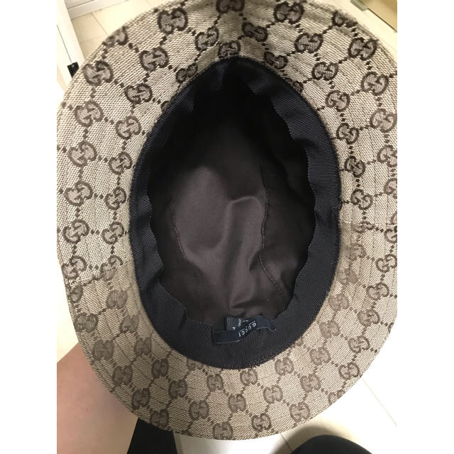 Gucci(グッチ)の【天使ちゃん様用】GUCCIのフェドラハット　Mサイズ レディースの帽子(ハット)の商品写真