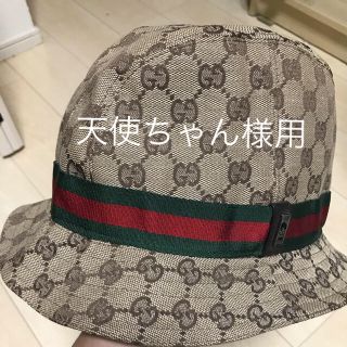 グッチ(Gucci)の【天使ちゃん様用】GUCCIのフェドラハット　Mサイズ(ハット)