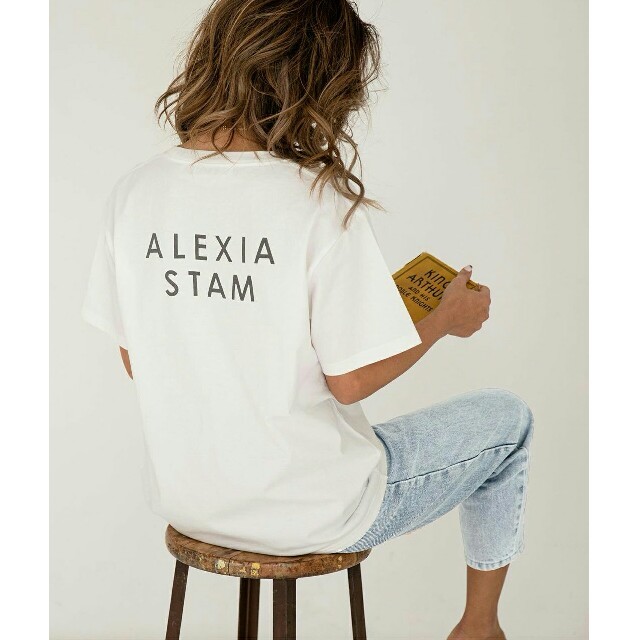 ALEXIASTAM  ロゴTシャツ