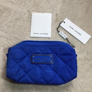 マークジェイコブス(MARC JACOBS)のMARC JACOBS ポーチ　青　値下げ(ポーチ)