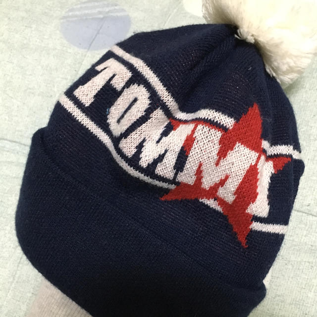 tommy girl(トミーガール)のtommy ニット帽 レディースの帽子(ニット帽/ビーニー)の商品写真