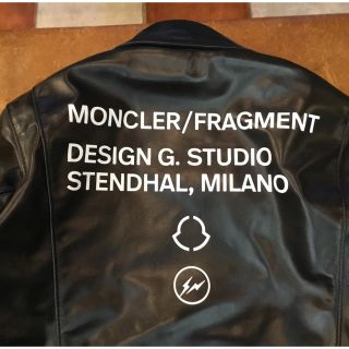 フラグメント(FRAGMENT)のmoncler×fragment×Lewis Leathers サイズ4 (ライダースジャケット)