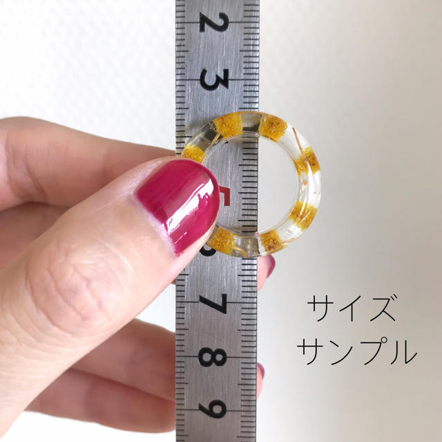 ♢オーロラ金箔リング レディースのアクセサリー(リング(指輪))の商品写真