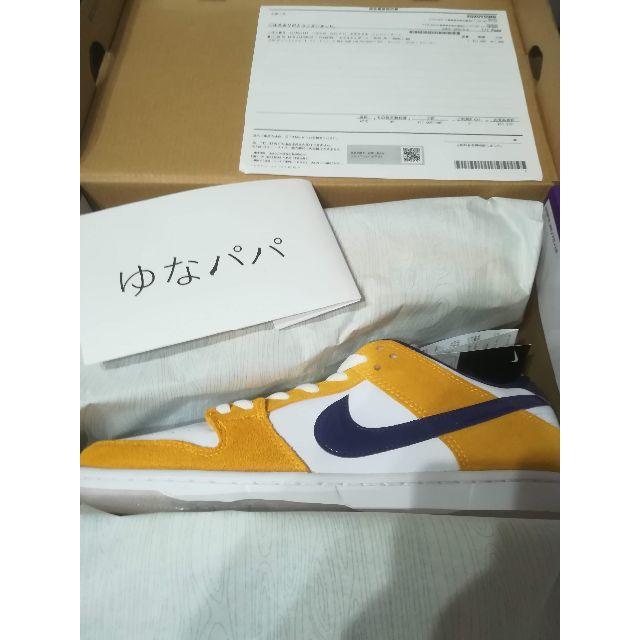 NIKE(ナイキ)のNIKE SB DUNK LOW LASER ORANGE メンズの靴/シューズ(スニーカー)の商品写真