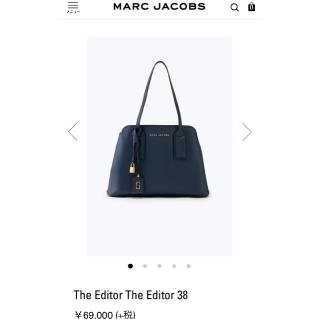 MARC JACOBS(マークジェイコブス)のマークジェイコブス　トートバッグ　A4サイズ収納可 レディースのバッグ(トートバッグ)の商品写真