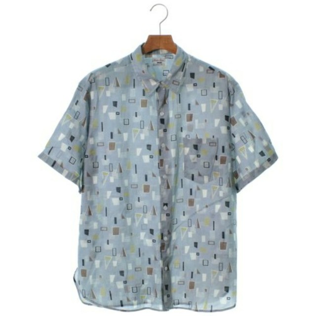 COTTON VIYELLA PRINT ROUND-BOLD SHIRT/シャ 1