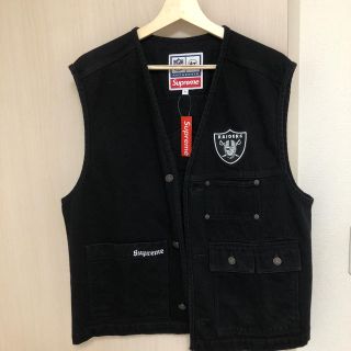 Supreme - Supreme × NFL Raiders × '47 Denim Vest Sの通販 by ...