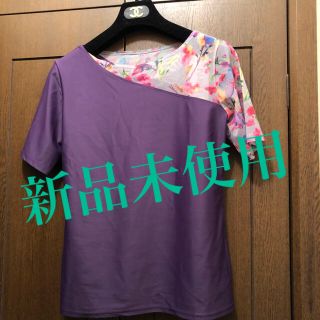 ■新品未使用　スーパーストレッチ　テイシャツデパート内購入(Tシャツ(半袖/袖なし))