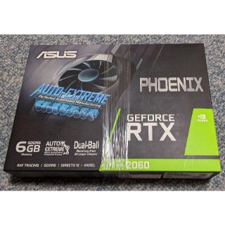 エイスース(ASUS)のASUS PH-RTX2060-6G [PCIExp 6GB] 新品同様(PCパーツ)