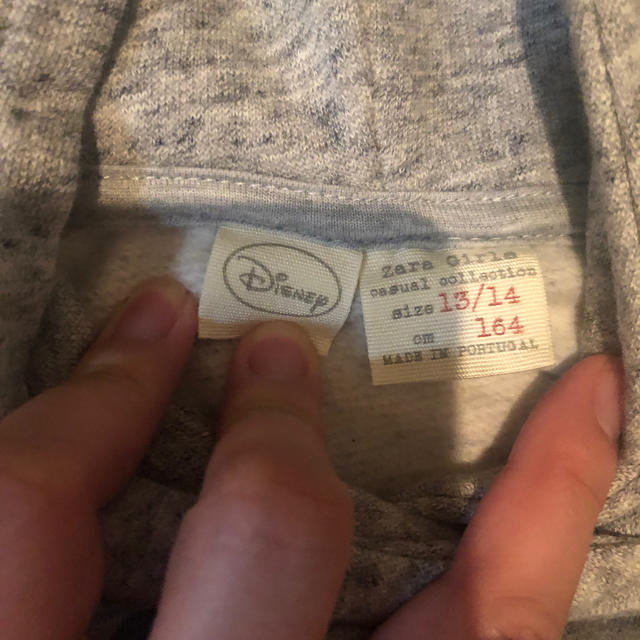 ZARA KIDS(ザラキッズ)のZARAキッズ　パーカーワンピ164センチ キッズ/ベビー/マタニティのキッズ服女の子用(90cm~)(ワンピース)の商品写真