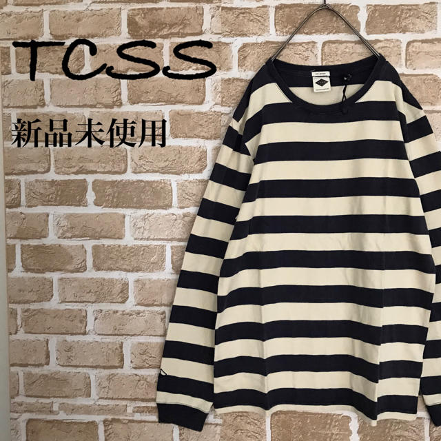 Ron Herman(ロンハーマン)の【新品】TCSSティーシーエスエス★ボーダーロンTee メンズのトップス(Tシャツ/カットソー(七分/長袖))の商品写真