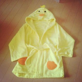 ちびっ子用ひよこバスローブ(ルームウェア)
