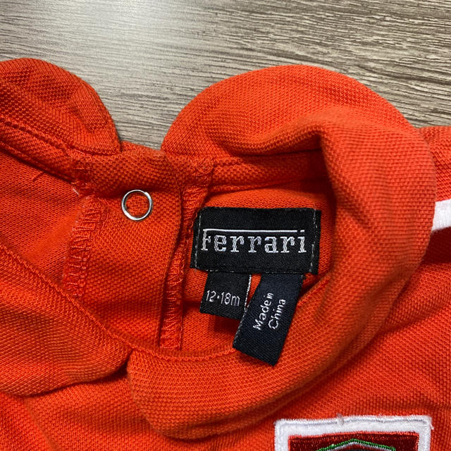 Ferrari(フェラーリ)のフェラーリロンパース80 キッズ/ベビー/マタニティのベビー服(~85cm)(ロンパース)の商品写真