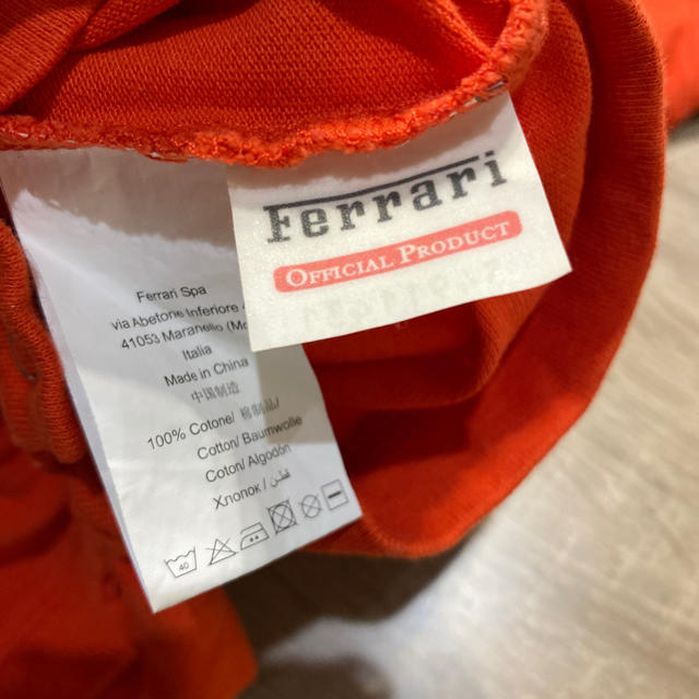 Ferrari(フェラーリ)のフェラーリロンパース80 キッズ/ベビー/マタニティのベビー服(~85cm)(ロンパース)の商品写真