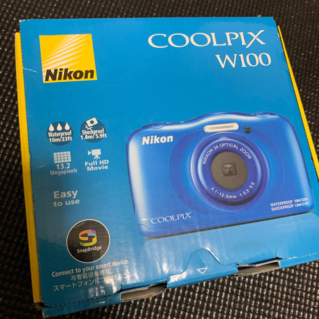 ニコンNikon COOLPIX W100  水中カメラ　未使用