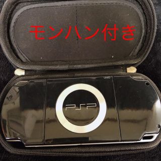 プレイステーションポータブル(PlayStation Portable)のPSP 本体　ブラック　モンハン2g (携帯用ゲーム機本体)